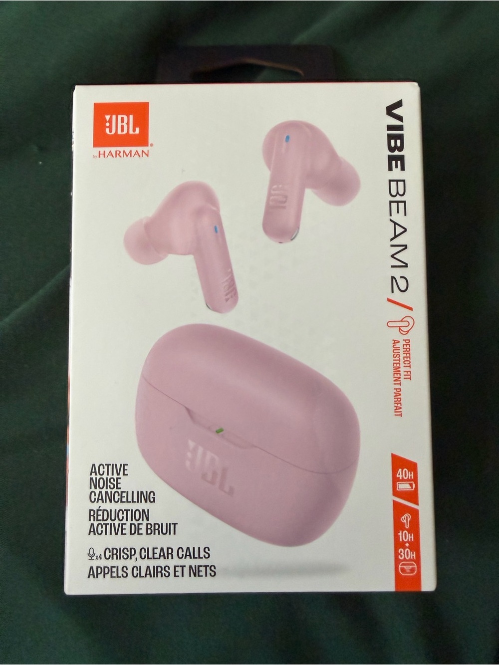 JBL Vibe Beam 2 True Wireless Earbuds - Pink
